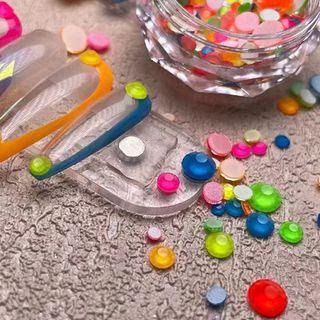 Fluorescent Bead Nail Art Decoration Random - One Size