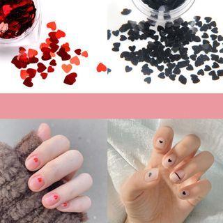 Plastic Heart Nail Art Decoration