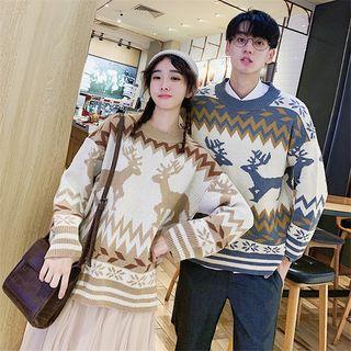Couple Matching Deer Sweater