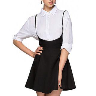 A-line Pinafore Dress