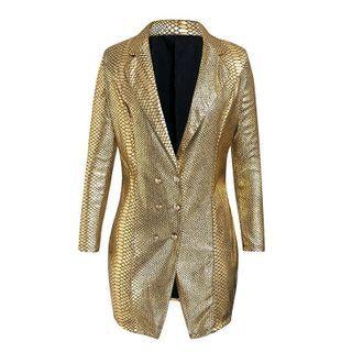 Snake Print Blazer