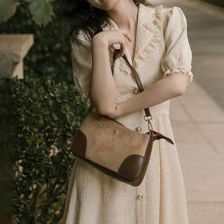 Plain Embroider A-line Dress