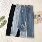Distressed Regular-fit Jeans