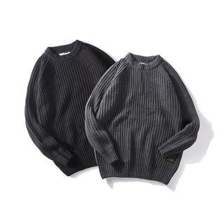 Round-neck Chunky Sweater