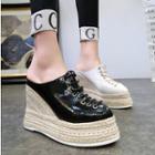 Espadrille Wedge Mules