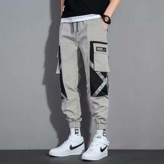 Two-tone Panel Cargo Joggers