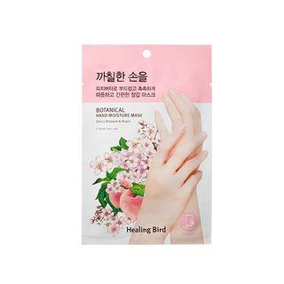 Healing Bird - Botanical Hand Moisture Mask #cherry Blossom & Peach 1pc 16ml