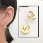 Geometric Alloy Earring 1 Pair - As Shown In Figure - One Size