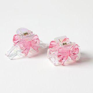 Bow Acrylic Hair Clamp (various Designs)