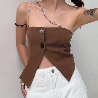 Chain Strap Asymmetrical Camisole Top