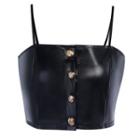 Faux Leather Camisole