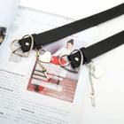 Heart Lock & Key Faux Leather Belt