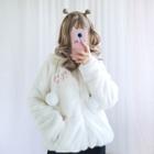 Cat Hooded Fleece Jacket