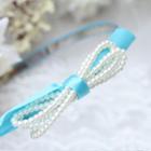 Lady Ribbon Pearl Hair -blue