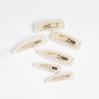 Rhinestone Accent Cutout Hair Clip