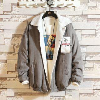 Fleece-lined Shirt Jacket