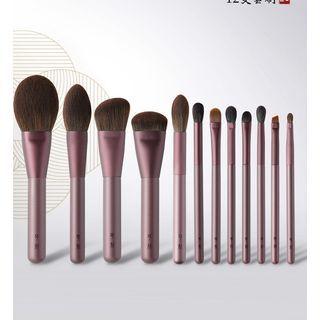 Brushie - Set Of 12: Makeup Brush Set Of 12 - Purple - One Size