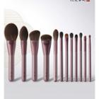 Brushie - Set Of 12: Makeup Brush Set Of 12 - Purple - One Size