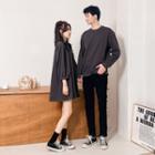 Couple Matching Sweatshirt / Pants / A-line Dress