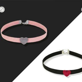 Heart Fabric Choker