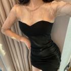 Skinny Lace Long-sleeve Dress