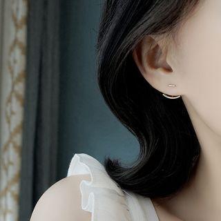 Geometric 925 Sterling Silver Swing Earring