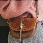 Tasseled Furry Crossbody Bag