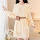 Pointelle Sweater Dress