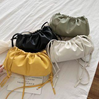 Plain Drawstring Crossbody Bag