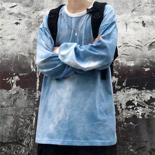 Chained Tie-dyed Pullover
