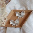 Butterfly Hair Clip 1 Pc - White - One Size
