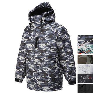 Patterned Board Parka
