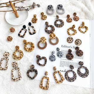 Leopard Print Dangle Earring (various Designs)