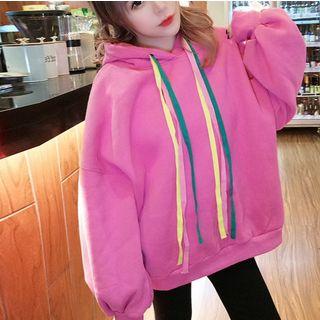 Multi-color Drawstring Hoodie
