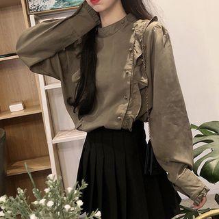 Frill-trim Overhead Shirt