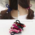 Metal Bead Knotted Hair Tie