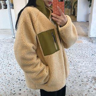 Two-way Stand-collar Fleece Jacket