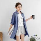 Off-shoulder 3/4 Sleeve Shirt