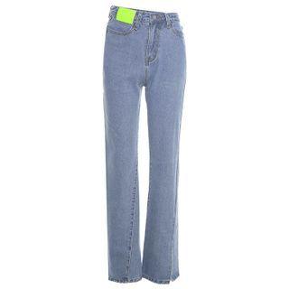 Applique Boot-cut Jeans