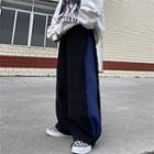 Two-tone Loose Fit Pants