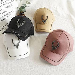 Rhinestone Deer Baseball Cap