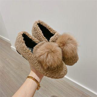 Fluffy Ball Flats