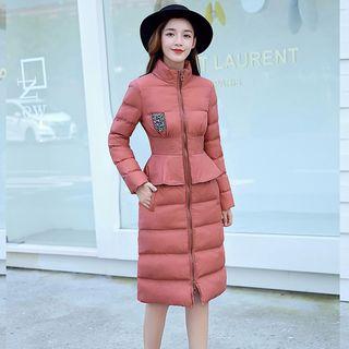 Stand Collar Zip Padded Coat