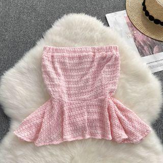 Sleeveless Off-shoulder Cropped Top