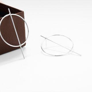 Hoop And Bar Earring