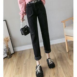 Corduroy Cropped Dress Pants
