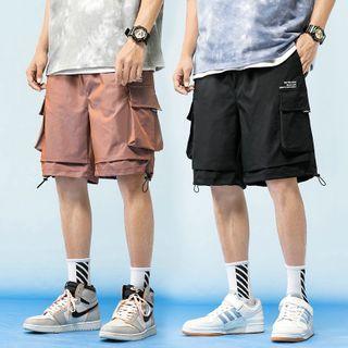 Bungee Cord Cargo Shorts