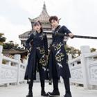 Set: Embroidered Hanfu Top + Pants + Belt