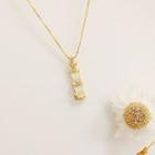 Rod Necklace 1 Piece - Necklace - Gold - One Size