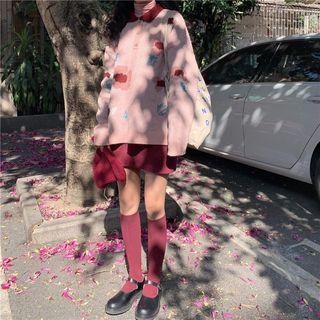 Knit Polo Shirt / Mini Skirt